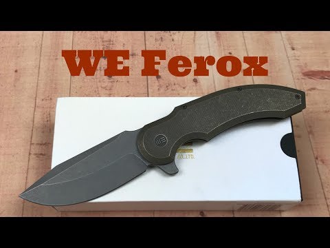 WE 812A Ferox knife  Gudy Van Poppel design  It’s a tough beast of a knife !