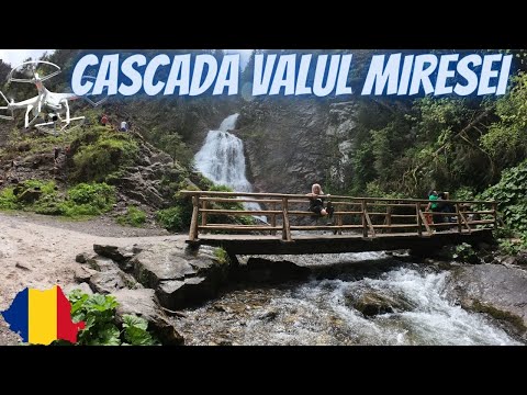Traseu Cascada Vălul Miresei de pe Valea Stanciului Rachitele , com. Margau județul Cluj , Drona ,4K