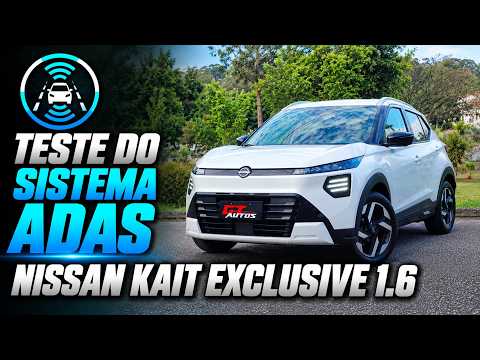 Nissan Kait Exclusive dirigindo sozinho: teste completo do sistema ADAS!