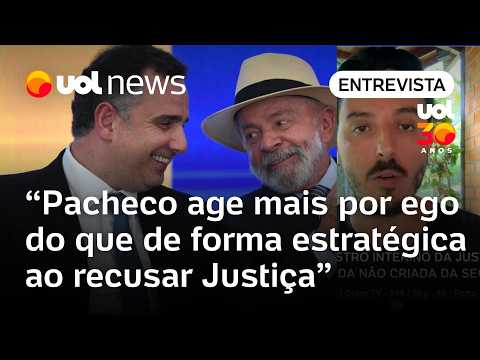 Rodrigo Pacheco erra ao tratar Ministério da Justiça como prêmio de consolação, diz professor