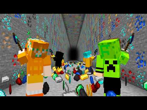 MINEREI 9.876.543 BLOCOS pra FRENTE no Minecraft!