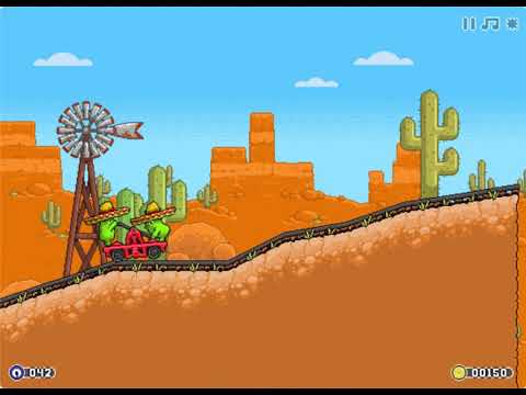 Off The Rails (Nitrome.com) Levels 1-10