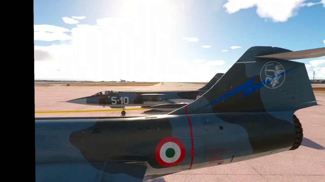 4 x F-104G beautiful transfer flight from LGTS (Thessaloniki - Greece) to LTAF (Adana - Turkey)