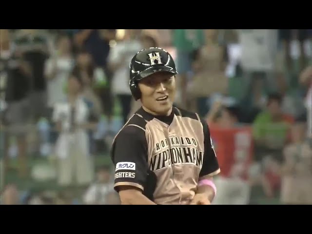 【1回表】電光石火の一撃!! ファイターズ・田中賢  逆方向へ運ぶ先制タイムリー!! 2016/7/28 L-F