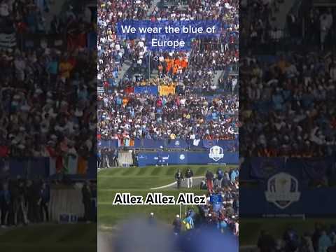 Allez Allez Allez 🇪🇺🏆 Will we win the Ryder Cup this year??. #golf #rydercup #allez #fans #viral