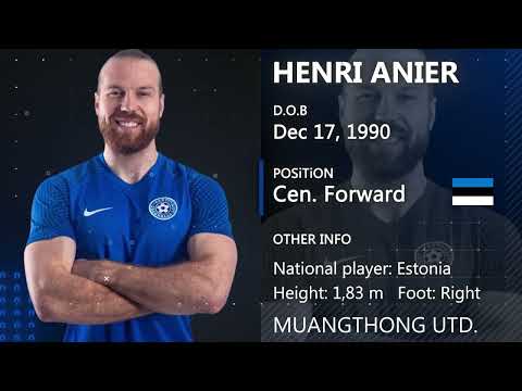 Henri Anier ● Centre-Forward ● Football CV 2022