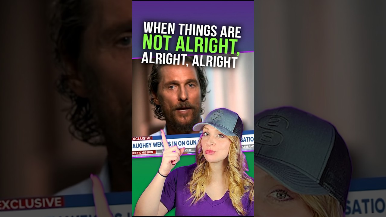 McConaughey: Not so Dazed, but still Confused when it comes to Gun Control?!? #shortsvideo  #shorts