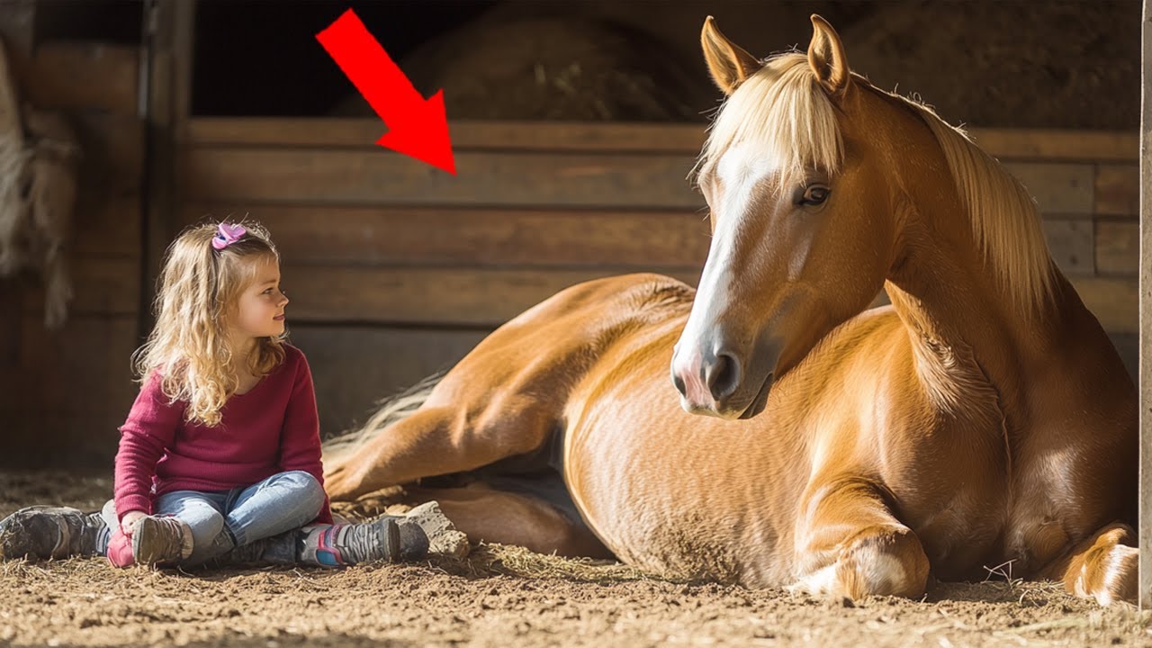 The Paralyzed Horse Was Set to Be Killed, Until a 6-YEAR-OLD GIRL ARRIVED AND...