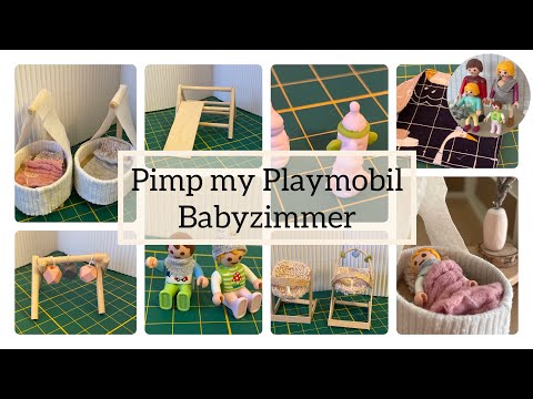 Pimp my Playmobil Film Deutsch - Diy Babyzimmer und Zubehör// Familie Linde