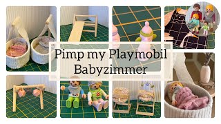 Pimp my Playmobil Film Deutsch - Diy Babyzimmer und Zubehör// Familie Linde