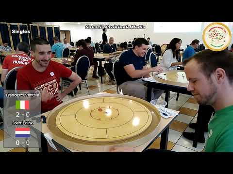 I. Crokinole Worldcup, Singles - Ventola vs Edink