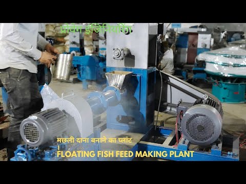 Automatic Floating Fish Feed Making Machine Plant