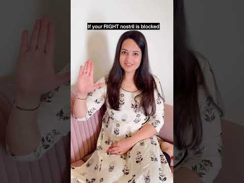 Open your blocked nose in few minutes! Try this very effective yogic method! #stuffynose