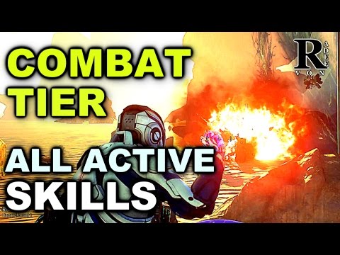 Mass Effect Andromeda - All Active Skills Combat Tier Showcase