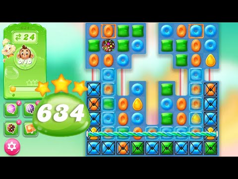 Candy Crush Jelly Saga Level 634 || 3 Stars 🌟🌟🌟