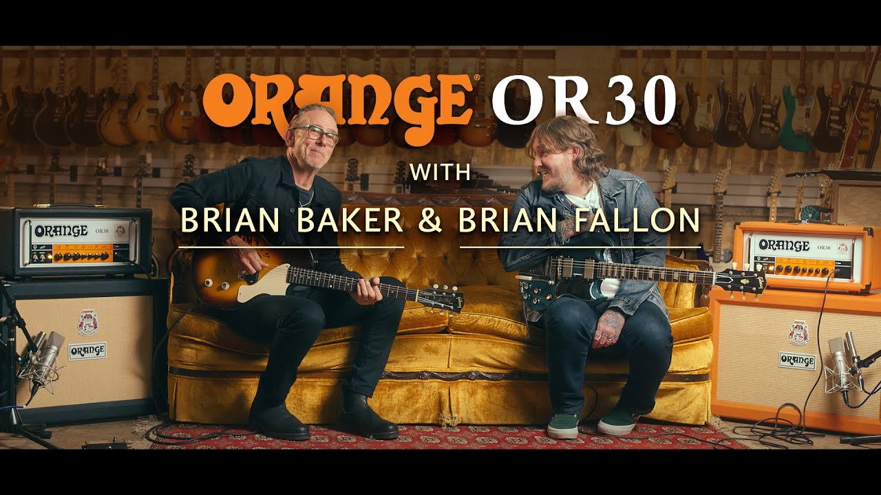 Orange OR30BK 30w Single Channel Amp Head - Black (Made in UK)