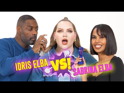 IDRIS ELBA Does My Makeup VS. HIS WIFE - Battle! | NikkieTutorials
