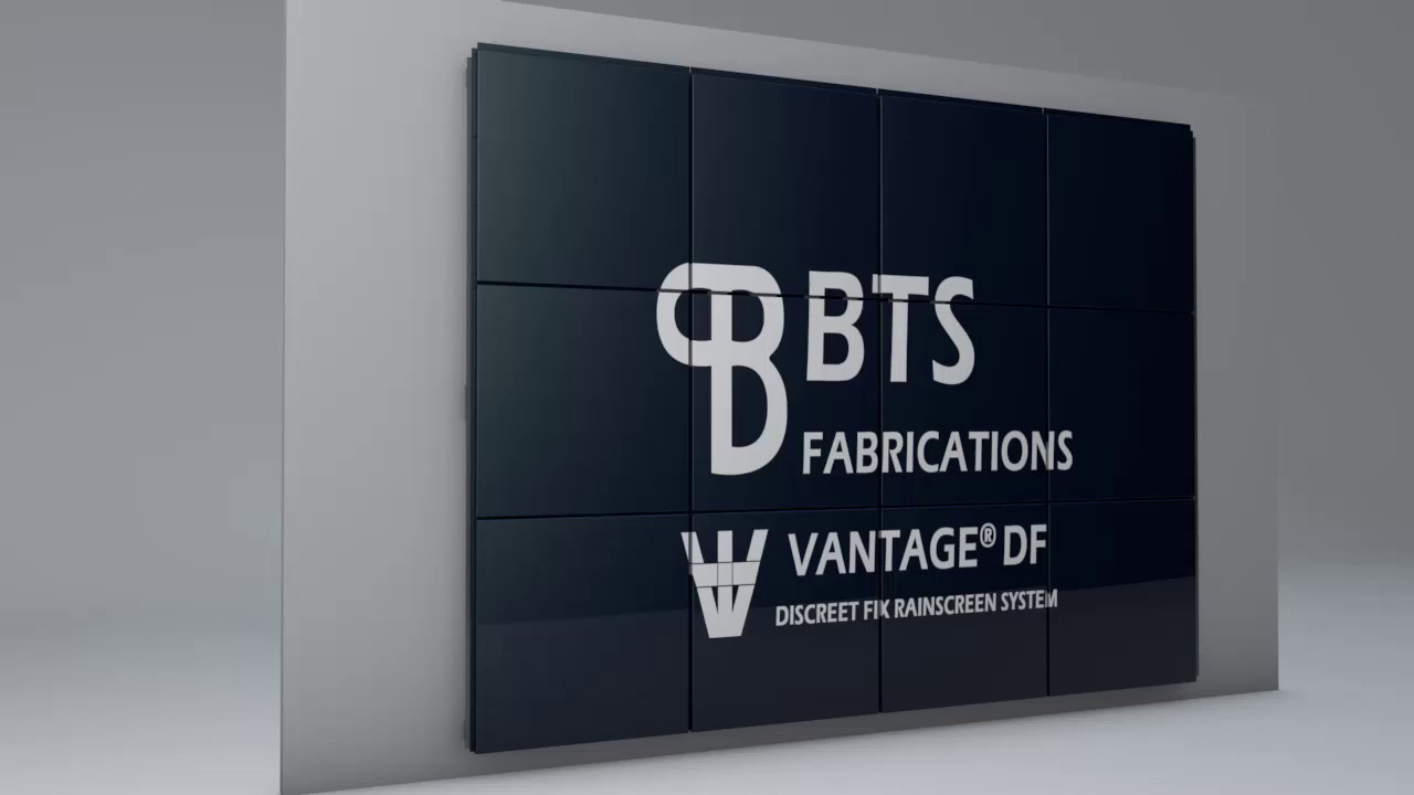BTS Fabrications Vantage DF Discreet Fix Rainscreen System Assembly Video