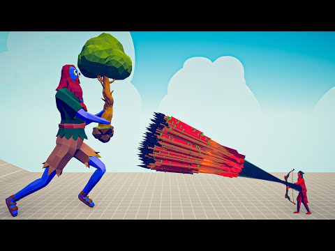 TREE GIANT vs EVERY GOD - Totally Accurate Battle Simulator TABS