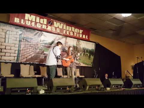 Grace Kuch and Eli Slocumb - Jim Lee Blues - Mid-Winter Bluegrass Fest