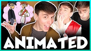 Becoming a CARTOON! | Thomas Sanders feat. Butch Hartman!