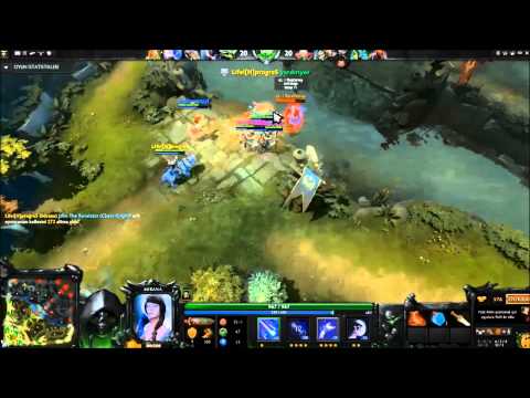 Dota 2 Mirana Dagger Gameplay 2 (Nativity)