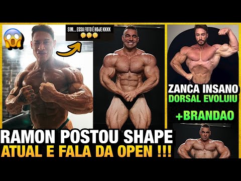 RAMON ABSURD: POSTED HIS CURRENT HUGE AND RIPPED SHAPE + BRANDÃO AND ZANCANELLI UPDATE ON THEIR R...