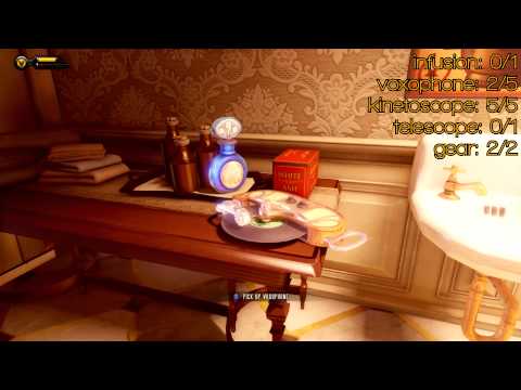Voxophones Kinetoscopes Telescopes Infusions Gear - Battleship Bay - Bioshock Infinite Collectibles