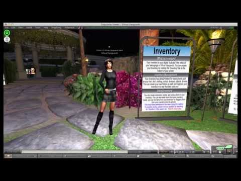 Inventory Structure Rez Objects Tutorial Opensim