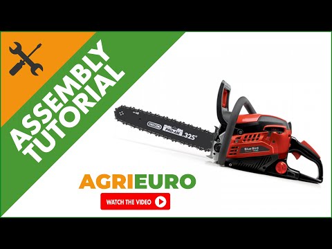 Blue Bird CSP 500 2-Stroke Cutting Chainsaw with 45 cm Bar - Assembly tutorial