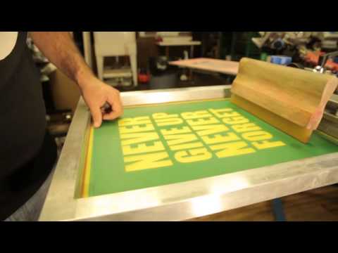 Off Contact Screen Printing Height Tutorial