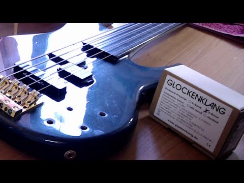 Unboxing e installazione preamp Glockenklang 2-band