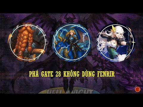 |Gold Tower Defence| Thử thách gate 28 không dùng Fenrir awk