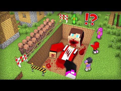 Who Buried MAIZEN JJ ALIVE - Funny Story in Minecraft