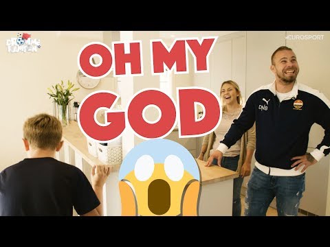 Se Lukas Leander få middagsbesøk av selveste Marcus Pedersen!🤩