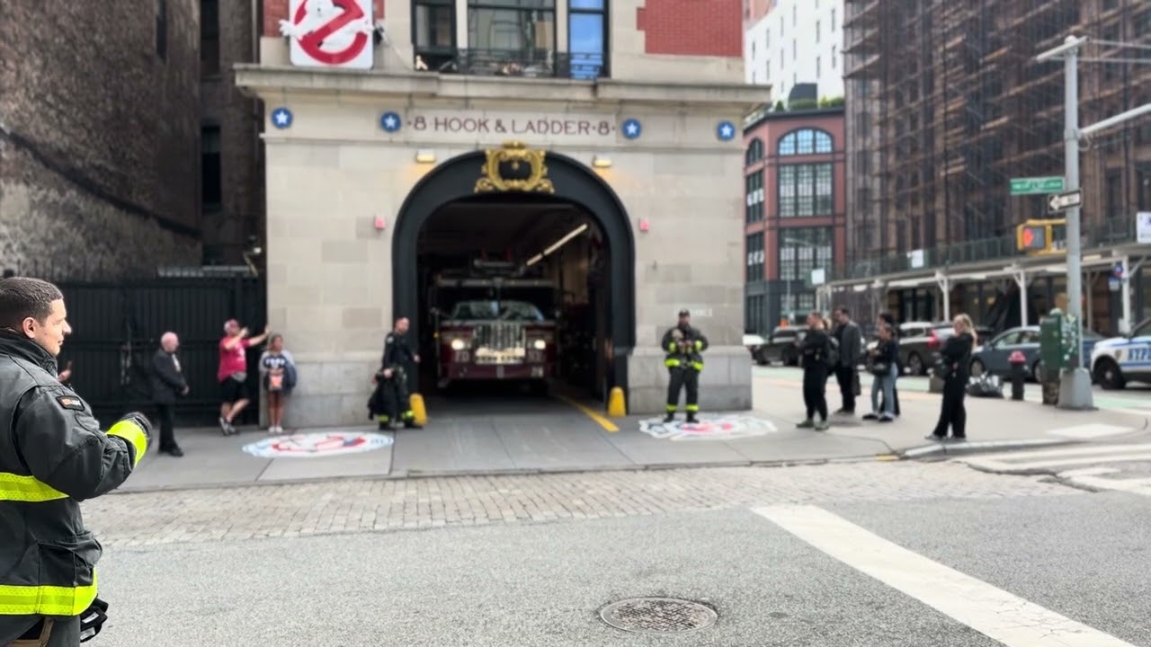 Hook & Ladder Company 8 (Ghostbusters Firehouse) Video