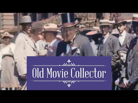 London Street Scenes . 1918 , Colorized