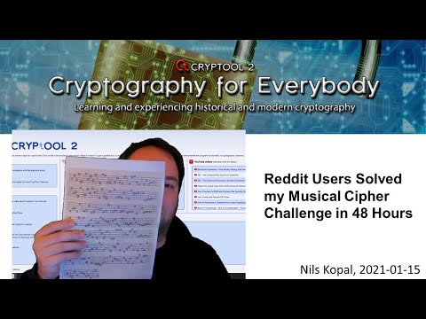 Reddit Users Solved my Musical Cipher Challenge in 48 Hours