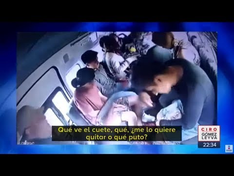 Detienen a 3 asaltantes de una combi en retén policial | Noticias con Ciro Gómez Leyva