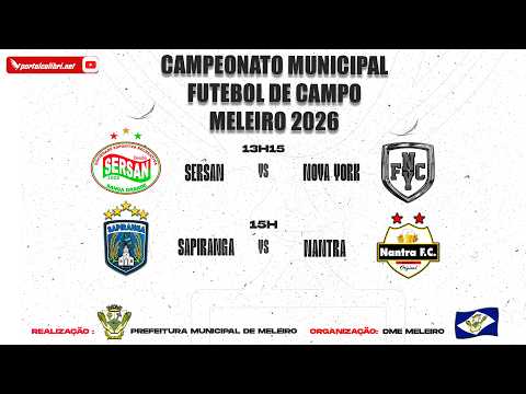 Campeonato Municipal Futebol de Campo 2026 Meleiro  SC
