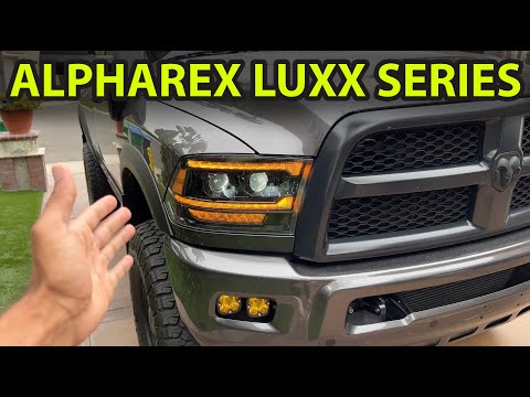AlphaRex Luxx Series 5th Gen Style Headlights - RAM 1500 2500 3500