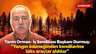 Tarım Orman-İş Sendikası Başkanı Durmuş’dan çarpıcı iddia: "Şirketler yangın çık