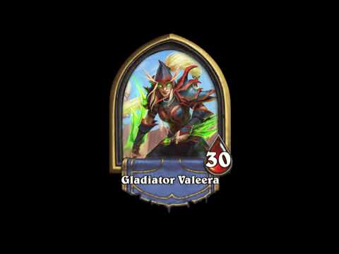 Gladiator Valeera All Hero Quotes - Hearthstone