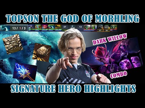 Topson the GOD of Morphling+Dark Willow Combo | Highlights | HD