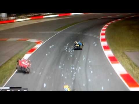 Debris Causes Crashes In F1 2012!