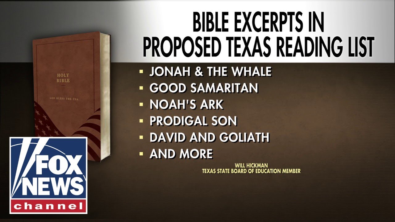 BACKLASH over Bible's inclusion in school's proposed reading list