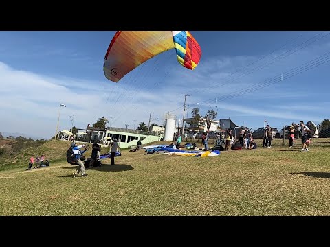 Decolagem voo 218 de Parapente IKE Costa - 24/07/22 - São Pedro