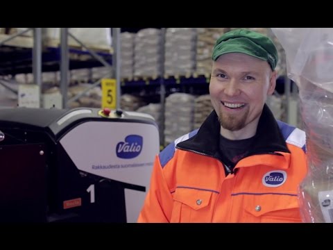 Rocla’s automation solution maximizes storage capacity and saves money at Valio Lapinlahti factory