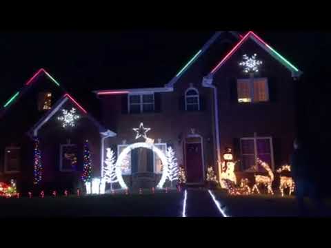 2020 Christmas House Light Show - Pentatonix dubstep Carol of the Bells