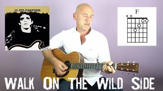 Lou Reed - Walk on the wild side - Guitar lesson by Joe Murphy